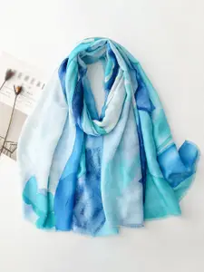 QUECY Printed Silk Scarf