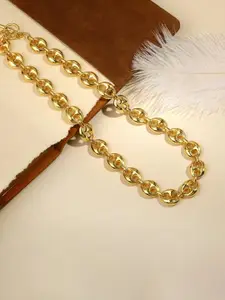 Cierra 18 KT Gold-Plated Link Necklace