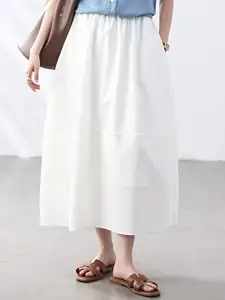 StyleCast A-Line Midi Skirt