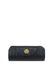 Anuschka Women Geometric Textured Leather Two Fold Wallet