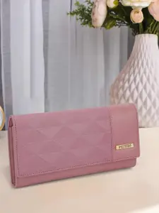 Metro Women Textured Two Fold Wallet