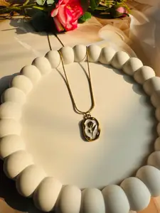 Zabby Allen Gold-Plated Stainless Steel Minimal Necklace