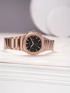 pierre cardin Men Stainless Steel Bracelet Style Straps Multi Function Watch CF.1015.MR.1