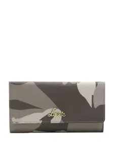 Lavie Women Geometric Printed Three Fold Wallet