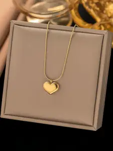 Zabby Allen Gold-Plated Stainless Steel Minimal Necklace