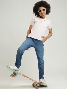 Allen Solly Junior Boys Polo Collar Pure Cotton T-shirt