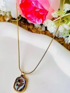 Zabby Allen Gold-Plated Stainless Steel Minimal Necklace