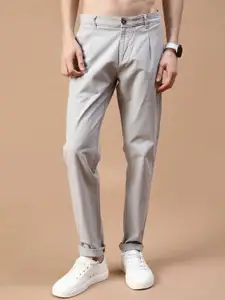 V-Mart Men Slim Fit Mid-Rise Cotton Trouser