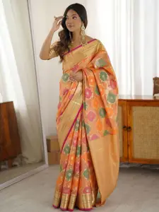 Satrani Woven Design Pure Silk Saree
