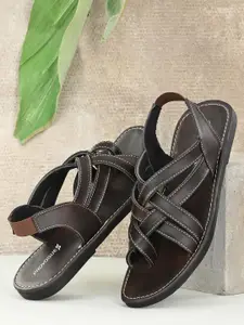 Provogue Men Open Toe Slip On Comfort Sandals