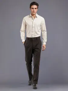 Louis Philippe Men Slim Fit Trousers