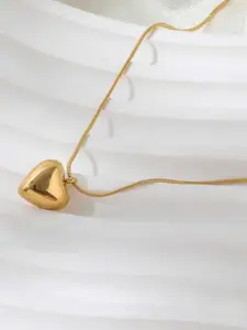 Zabby Allen Gold-Plated Stainless Steel Minimal Necklace