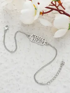 trueBrowns 925 Sterling Silver Bhai Wraparound Bracelet Rakhi