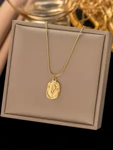 Zabby Allen Gold-Plated Stainless Steel Minimal Necklace