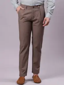 V-Mart Men Slim Fit Mid-Rise Cotton Formal Trouser