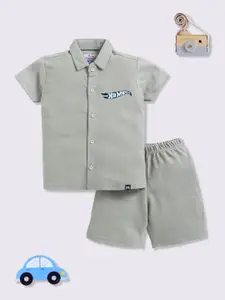 YK X Minute Mirth Boys Shirt with Shorts