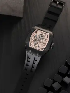 pierre cardin Squelette Men Skeleton Analogue Automatic Motion Powered Watch CF.1013.PB.7