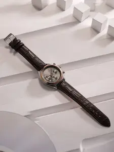 pierre cardin Men Dial & Leather Straps Analogue Multi Function Watch CF.1019.LG