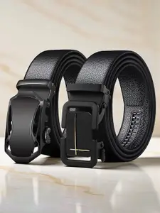 Provogue Men Pack Of 2 Textured Belt