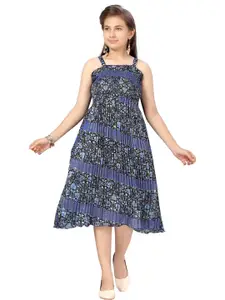 Sangria Blue Georgette Dresses