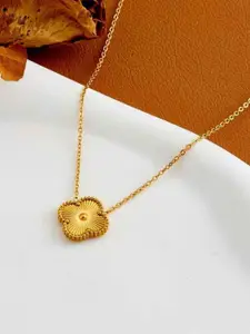 Zabby Allen Gold-Plated Stainless Steel Minimal Necklace