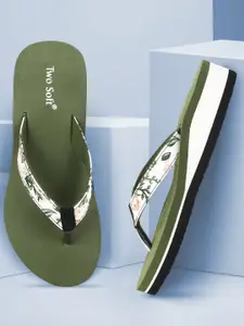 TWO SOFT Women Printed Slip-On