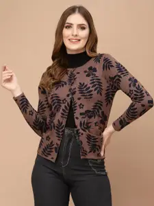 Mafadeny Women Indigo Shrug