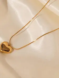 Zabby Allen Gold-Plated Stainless Steel Minimal Necklace