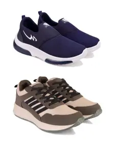 DRACKFOOT Men Non-Marking Running Sports Shoes
