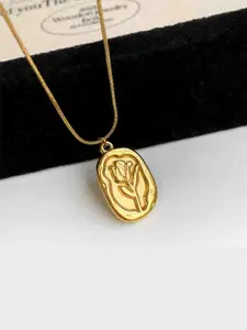 Zabby Allen Gold-Plated Stainless Steel Minimal Necklace