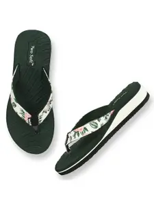TWO SOFT Women Printed Extra Comfort Lightweight Thong Flip-Flops