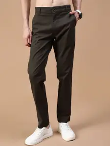 V-Mart Men Slim Fit Mid-Rise Trousers