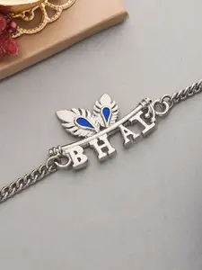 trueBrowns Peacock Feather Motif Bhai Bracelet Rakhi