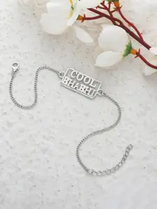 trueBrowns 925 Sterling Silver Precious Cool Bhabhi Bracelet Rakhi