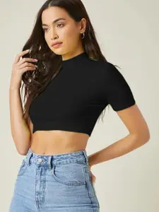 Dream Beauty Fashion Ribbed Fitted Crop Top