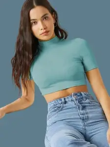 Dream Beauty Fashion Women Short Sleeves Crop Top