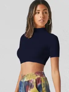 Dream Beauty Fashion Women Short Sleeves Crop Top