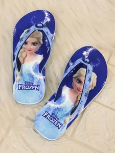 Kids Ville Girls Frozen Printed Thong Flip Flops