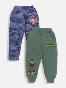 YK X Minute Mirth Boys Pack of 2 Printed Track Pants