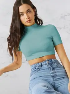 Dream Beauty Fashion Women Round Neck Crop Top