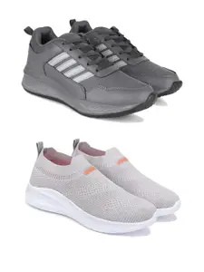 DRACKFOOT Men Non-Marking Running Sports Shoes