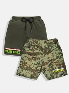 YK X Minute Mirth Boys Pack Of 2 Printed Shorts