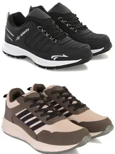 DRACKFOOT Men Non-Marking Running Sports Shoes