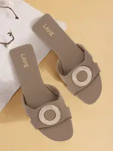 Lavie Women Embellished Open Toe Flats