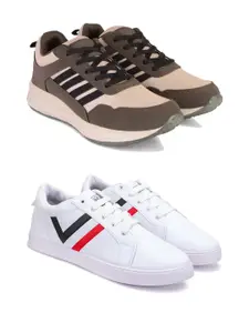 DRACKFOOT Men Non-Marking Running Sports Shoes