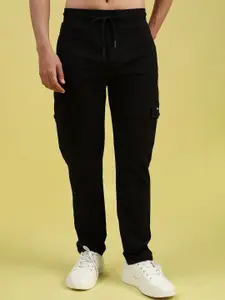 V-Mart Men Cotton Mid-Rise Cargos Trouser