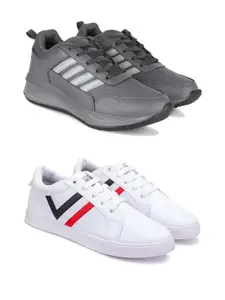 DRACKFOOT Men Non-Marking Running Sports Shoes