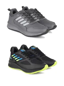 DRACKFOOT Men Non-Marking Running Sports Shoes