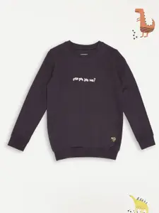 Pantaloons Junior Boys Graphic Printed Cotton Sweatshirt