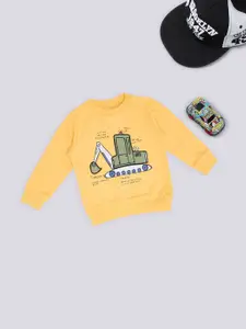 Pantaloons Baby Boys Printed Cotton Sweatshirt